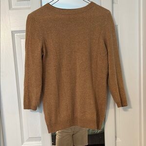 Tan 100% Cashmere Sweater
